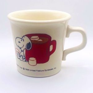 Snoopy Hot Cocoa 1958 Cup Mug